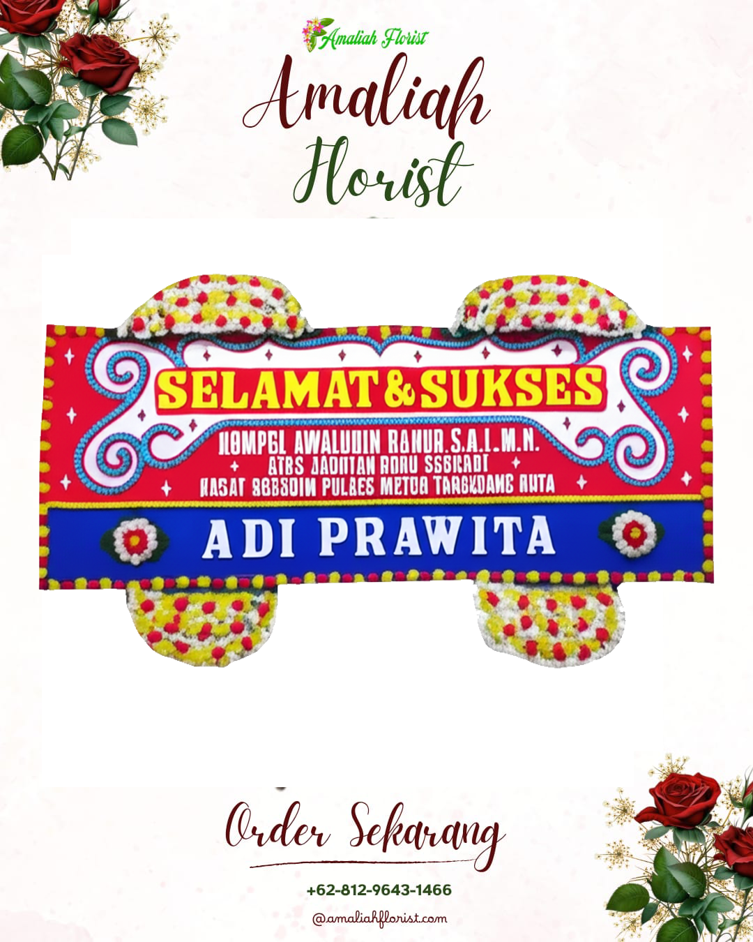 Papan Bunga Ucapan Selamat Cicantayan
