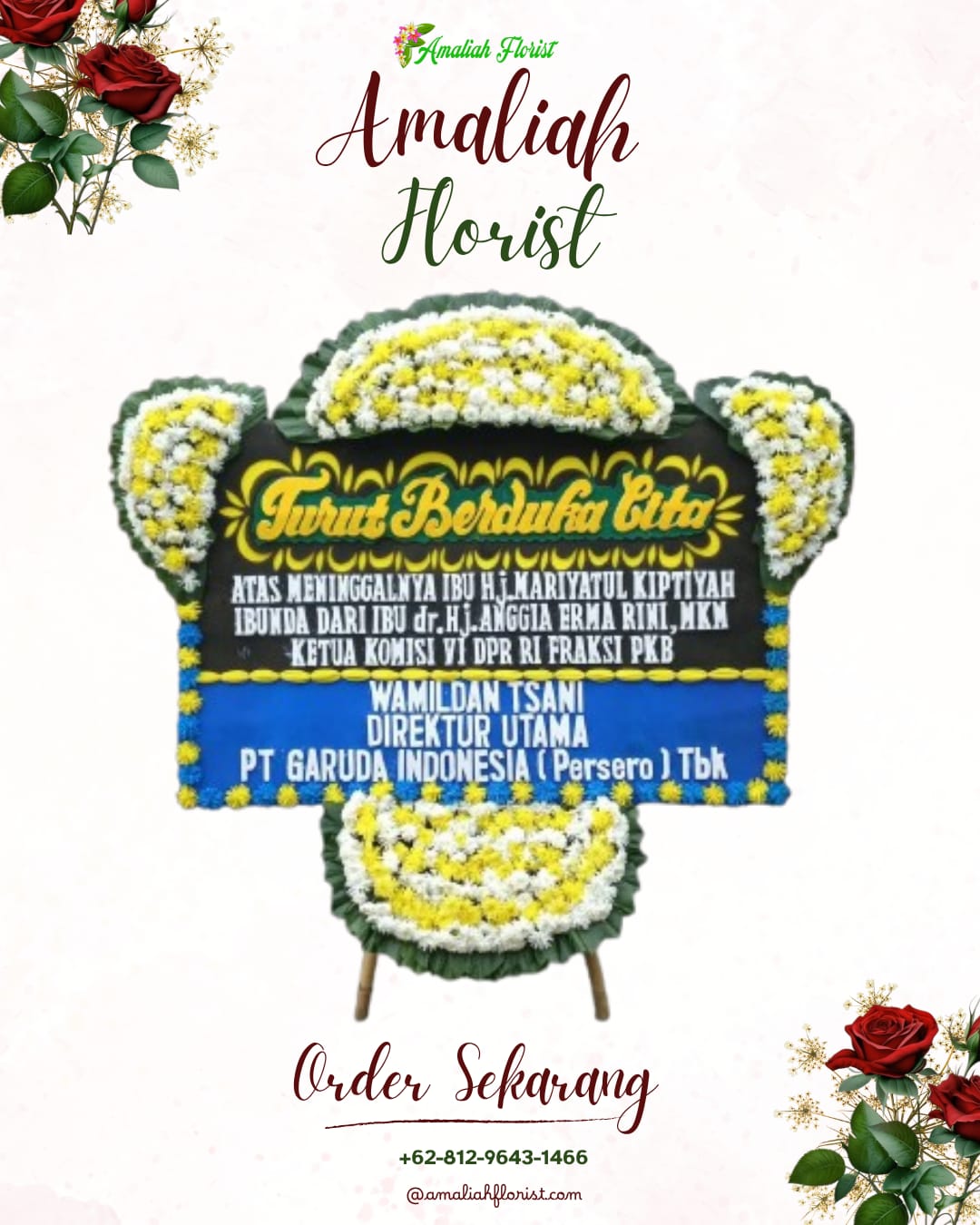 Papan Bunga Duka Cicantayan